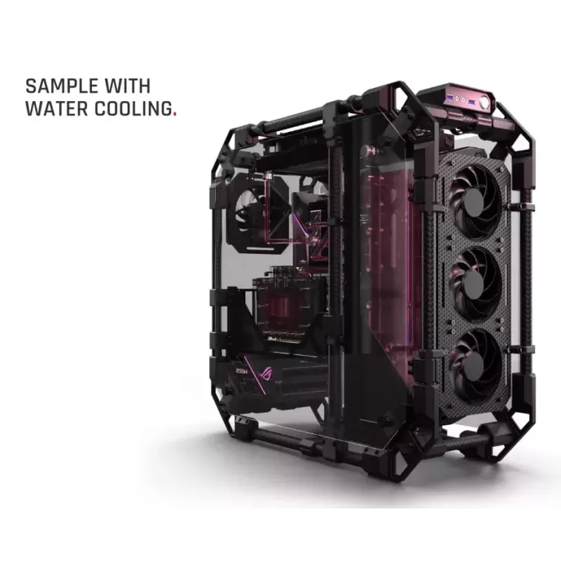 PC korpuss Alphacool Apex Pro Skeleton Full Tower Melns