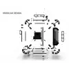 PC korpuss Alphacool Apex Pro Skeleton Full Tower Melns