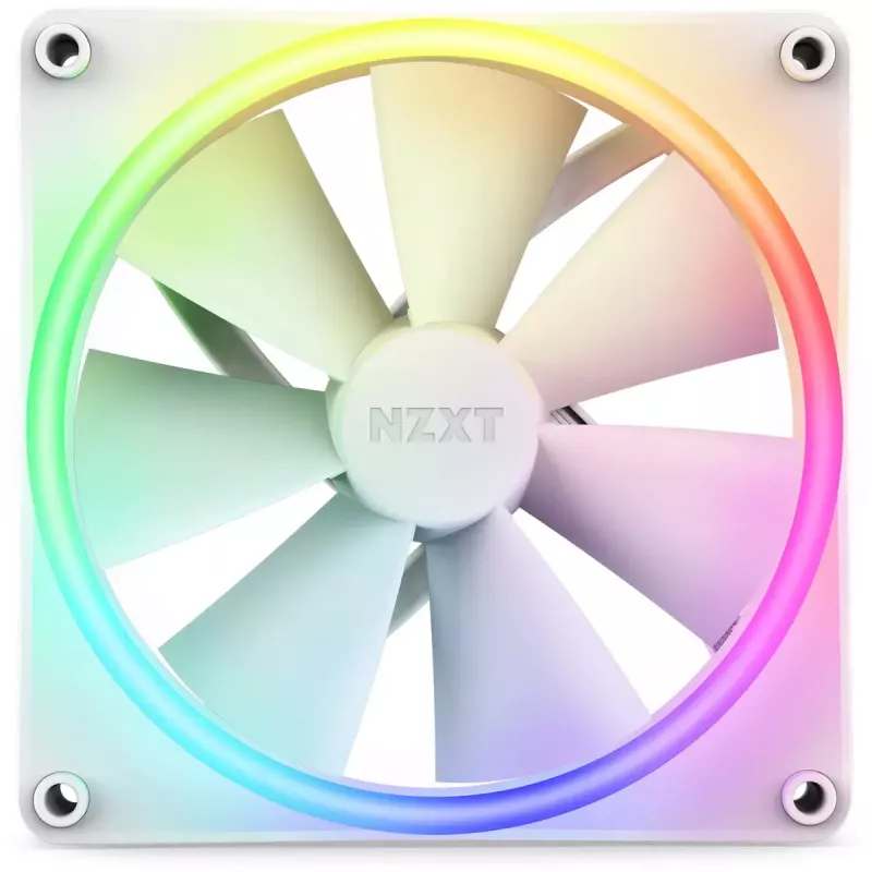 Ventilators NZXT F120 RGB DUO 12 cm Balts 500-1800 RPM 2.42 mmH2O