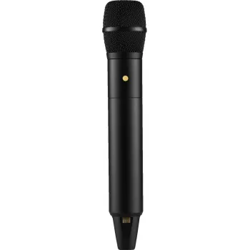 Rokas kondensatora mikrofons RØDE Interview Pro — omnidirekcionāls, 48 kHz/32-bit, 32 GB, bezvadu, max 200 m, melns