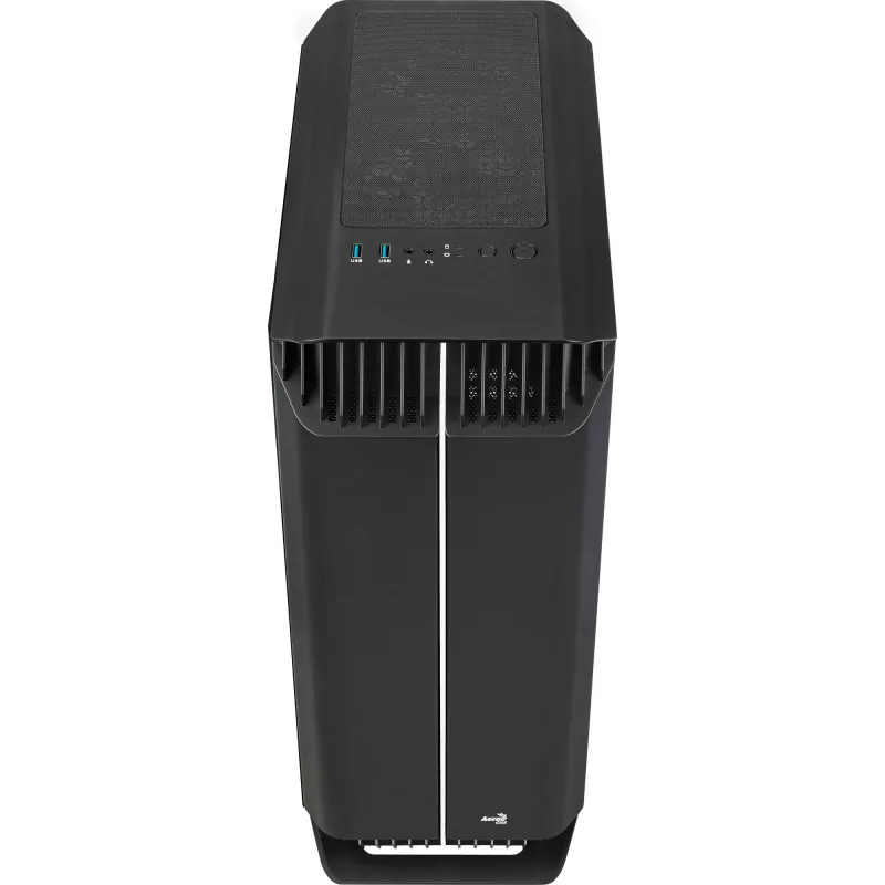 Aerocool GLADIATOR DUO ATX Gaming Korpuss 3x ARGB 12cm Ventilatori, Midi Tower, Melns