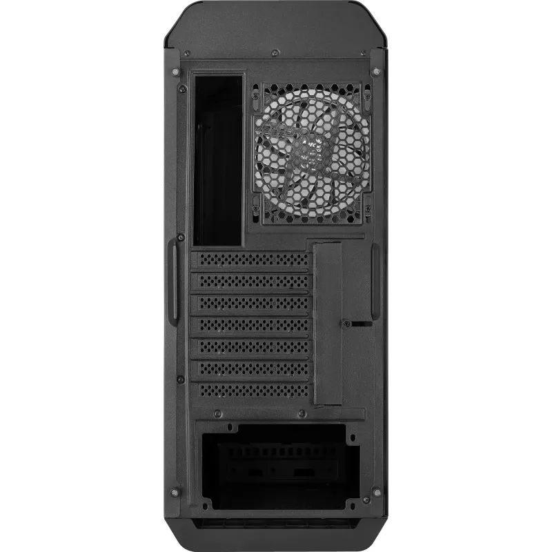 Aerocool GLADIATOR DUO ATX Gaming Korpuss 3x ARGB 12cm Ventilatori, Midi Tower, Melns