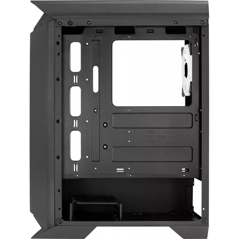 Aerocool GLADIATOR DUO ATX Gaming Korpuss 3x ARGB 12cm Ventilatori, Midi Tower, Melns