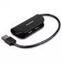 Axagon HUE-X4B USB 2.0 centrmezgls 4 porti melns