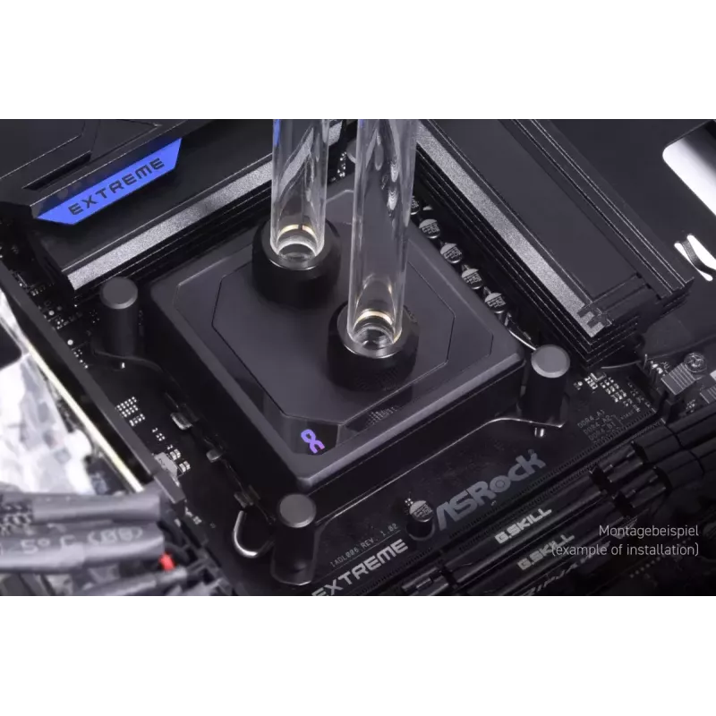 Ūdens bloks Alphacool 13082 Brass Copper Black 70mm