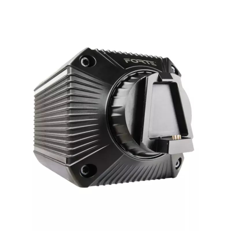 Wheel base Asetek 40-020-0020003 — spēļu stūres pamatne, 400 W, PC, melns/balts, 132×293×133 mm