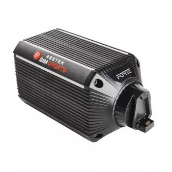 Wheel base Asetek 40-020-0020003 — spēļu stūres pamatne, 400 W, PC, melns/balts, 132×293×133 mm