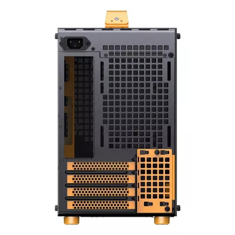 Datora korpuss JONSPLUS MATX Handle Case Z20 - Melns-Oranžs