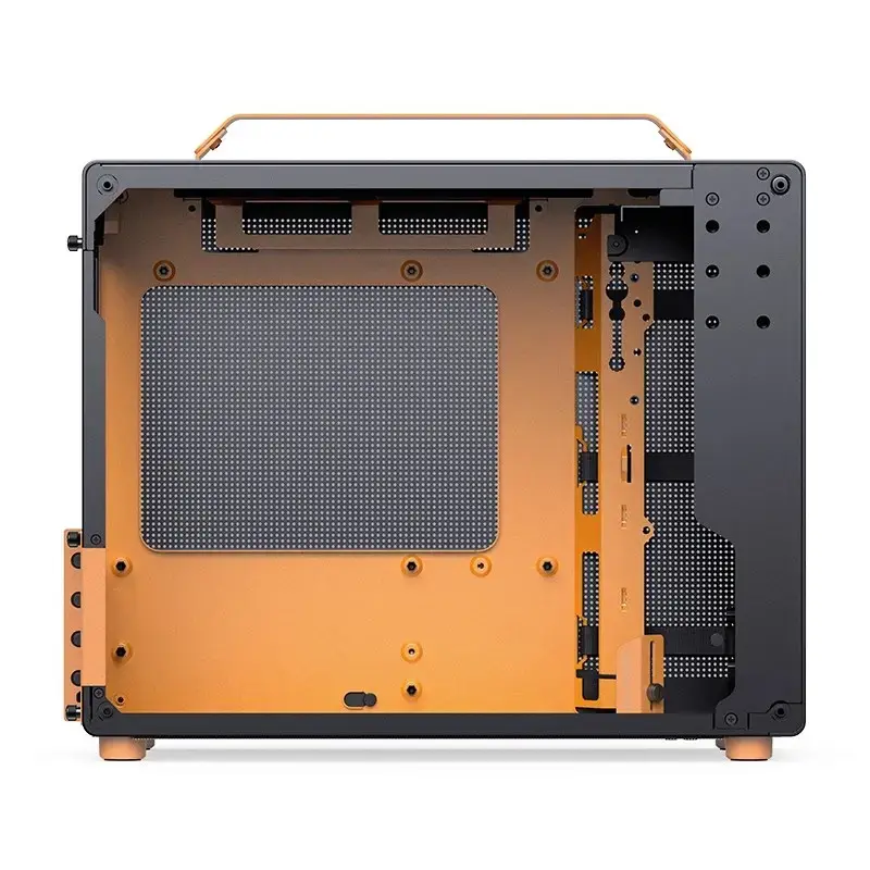 Datora korpuss JONSPLUS MATX Handle Case Z20 - Melns-Oranžs