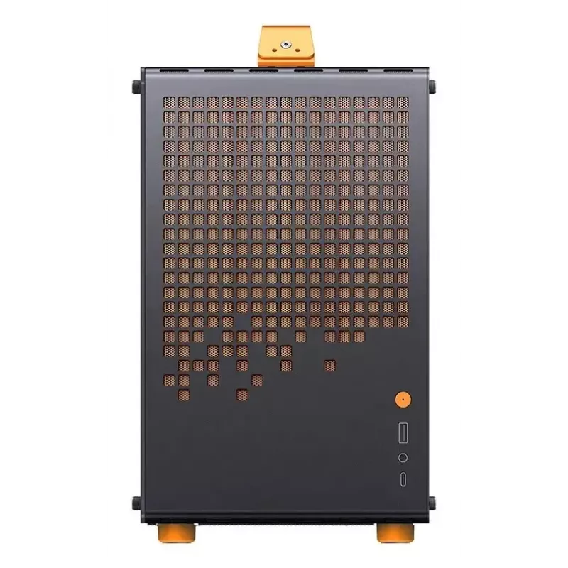 Datora korpuss JONSPLUS MATX Handle Case Z20 - Melns-Oranžs