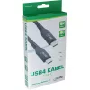 USB4 kabelis InLine 35901A 1m USB-C vīriešu/vīriešu 8K60Hz melns