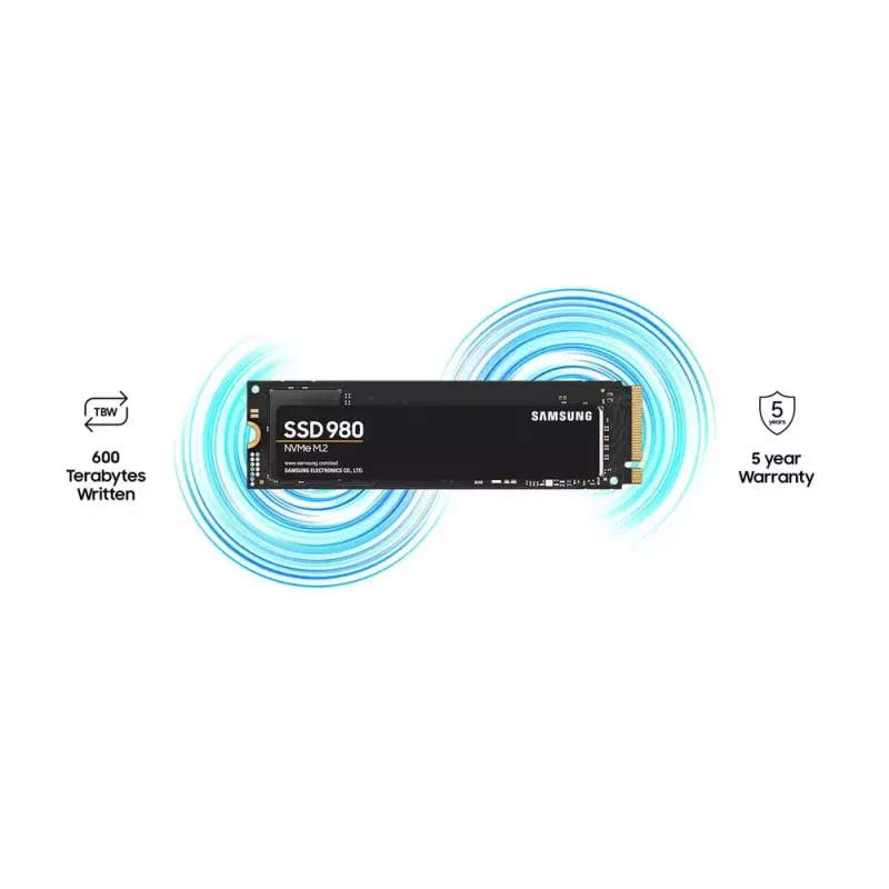 Samsung 980 500 GB M.2 PCI Express 3.0 NVMe V-NAND MLC iekšējais SSD