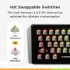 Mehāniskā spēļu tastatūra GLORIOUS GMMK 3 65% vadu USB, QWERTY US, RGB, Melna