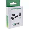 InLine Ventilatora skrūves 5.0x10.0mm melnas 50 gab.