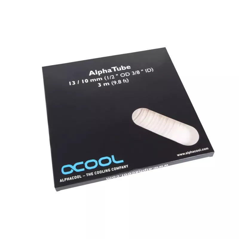 Alphacool 17495 Caurspīdīga PVC caurule 1.3 cm diametrs 3 m garums