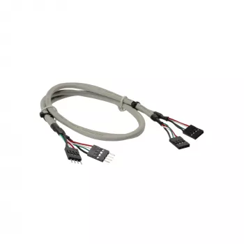 InLine USB 2.0 iekšējais pagarinātājs 2x 4 kontaktu post savienotājs / post ligzda, 0,60 m