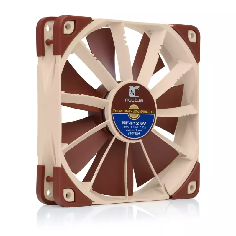 Ventilators Noctua NF-F12 5V 120 mm