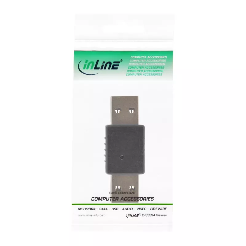 USB 3.0 Adapteris Type A vīrišķais / Type A vīrišķais InLine 35300T