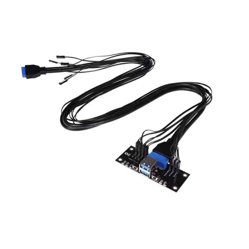 Alphacool ES paneelis ar USB 3.0 un kabeļu komplektu, 25057
