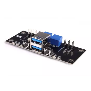 Alphacool ES paneelis ar USB 3.0 un kabeļu komplektu, 25057