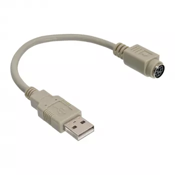 USB adaptera kabelis USB Type A vīrišķais / PS/2 sievišķais InLine 33102