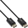 InLine DisplayPort 2.0 kabelis, 8K4K UHBR, melns, apzeltīti kontakti, 3 m