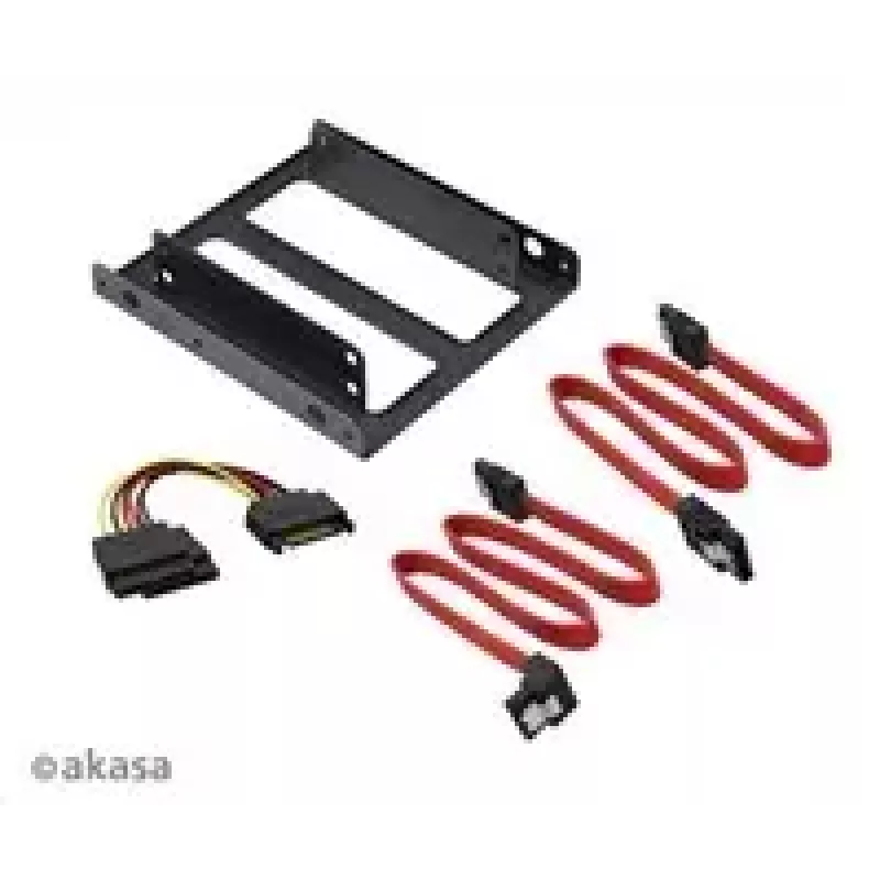2,5 collu SSD un HDD adapteris Akasa AK-HDA-11 ar SATA kabeli