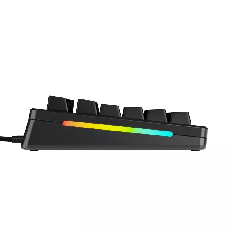 Mehāniskā spēļu tastatūra GLORIOUS GMMK 3 PRO HE 75% vadu USB, QWERTY, RGB, melna