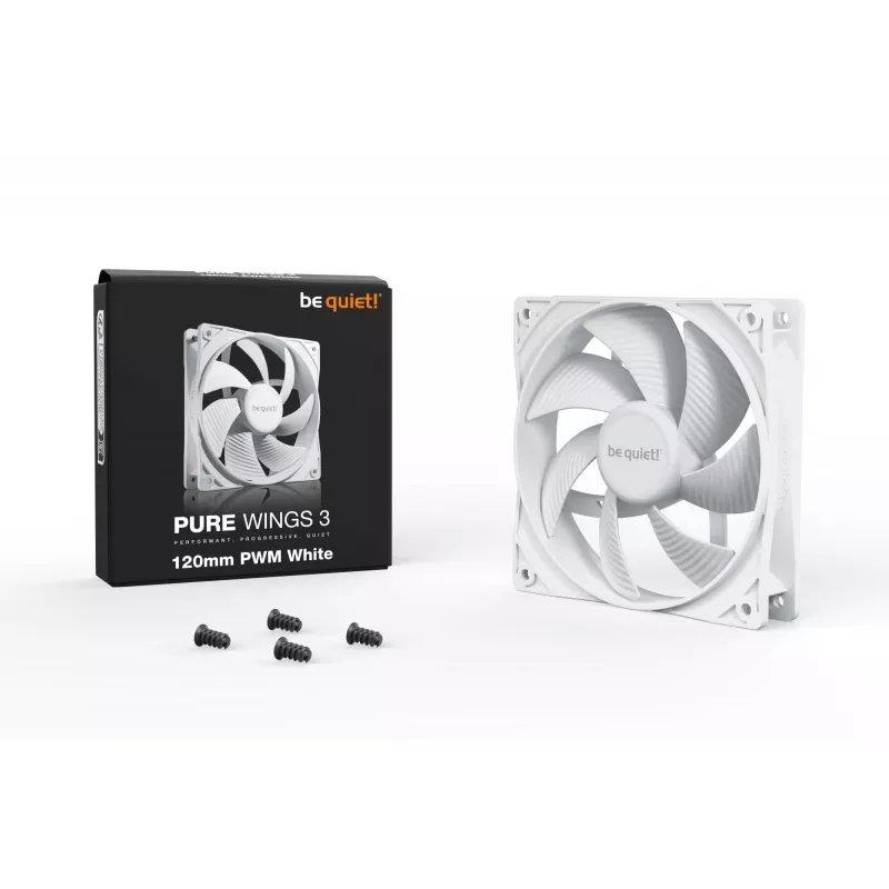 be quiet! Pure Wings 3 120mm PWM balts datora ventilators 12 cm 1 gab.