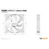 be quiet! Pure Wings 3 120mm PWM balts datora ventilators 12 cm 1 gab.