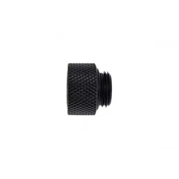 Alphacool 17254 – savienotājs šķidruma dzesēšanai, 1/4 inch vītne, melns