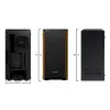 be quiet Pure Base 600 Window Midi Tower Melns, Oranžs