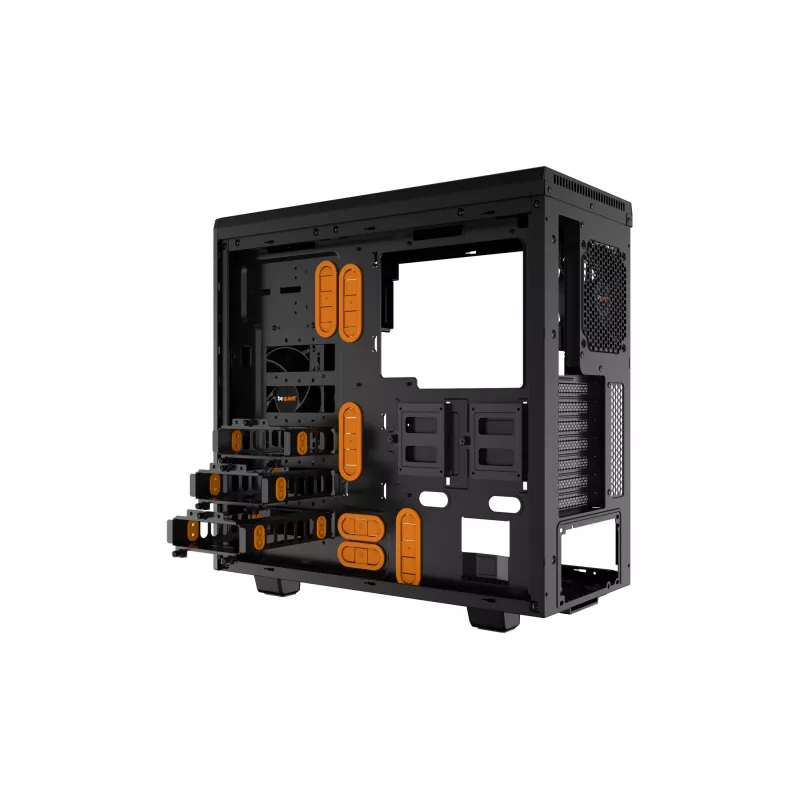 be quiet Pure Base 600 Window Midi Tower Melns, Oranžs