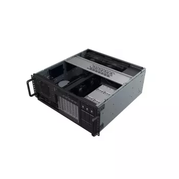 Servera korpuss SilverStone RM46-502-I Melns ATX 1x80mm Ventilators