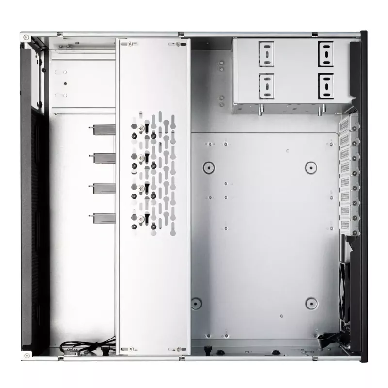 Servera korpuss SilverStone RM46-502-I Melns ATX 1x80mm Ventilators