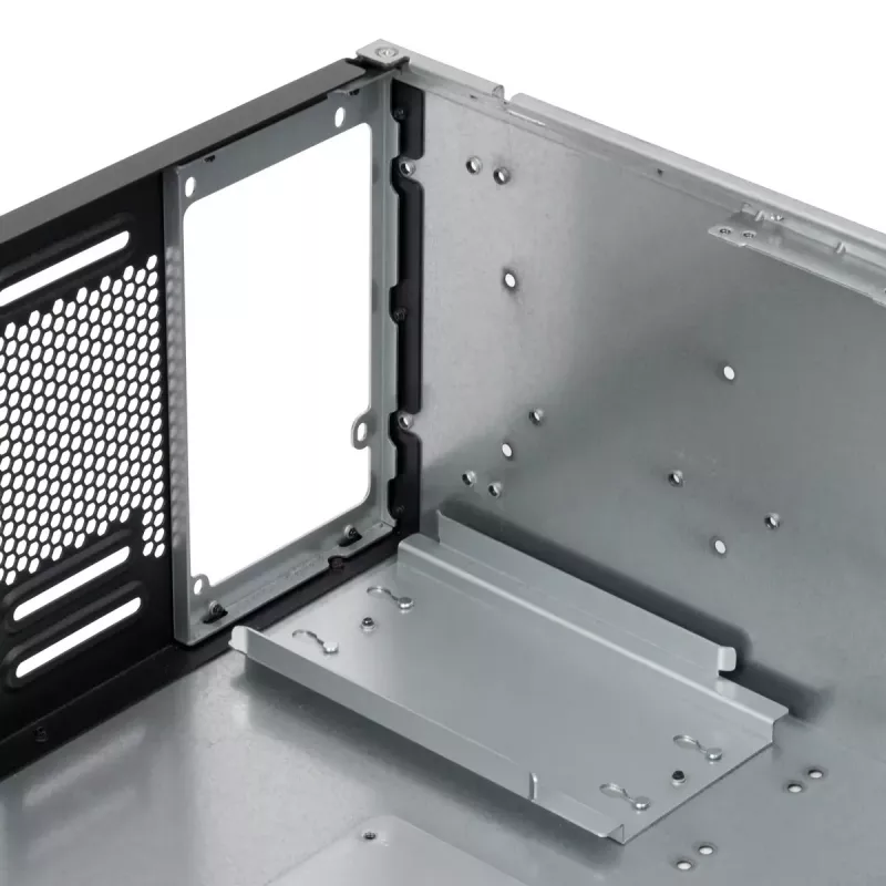 Servera korpuss SilverStone RM46-502-I Melns ATX 1x80mm Ventilators