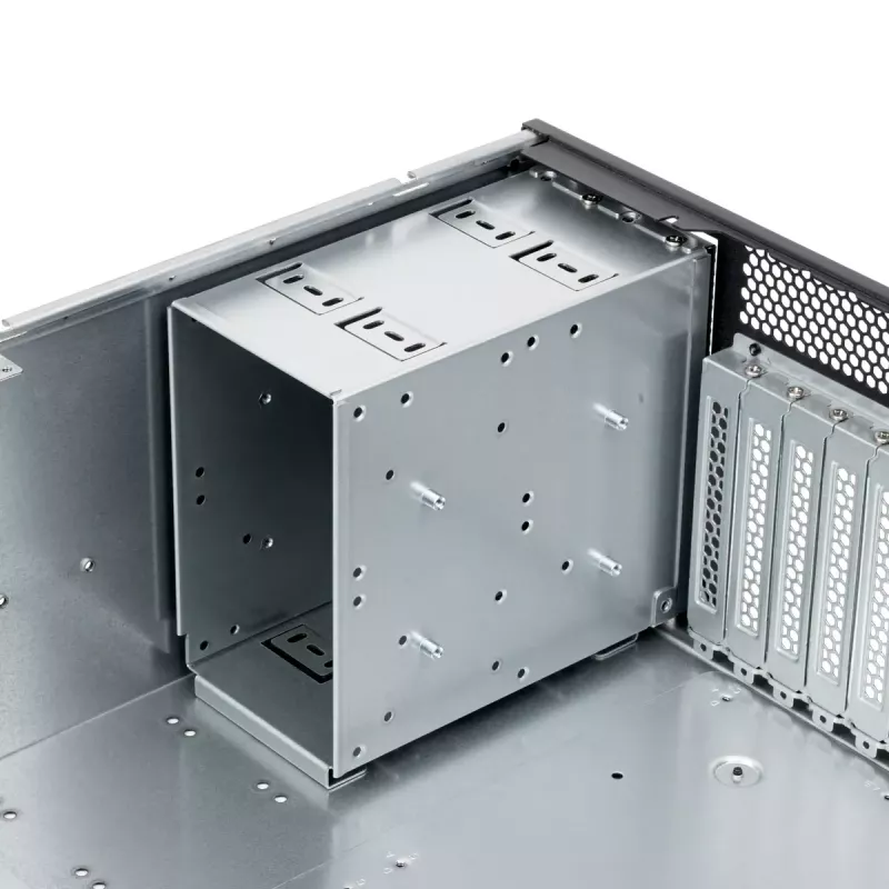 Servera korpuss SilverStone RM46-502-I Melns ATX 1x80mm Ventilators