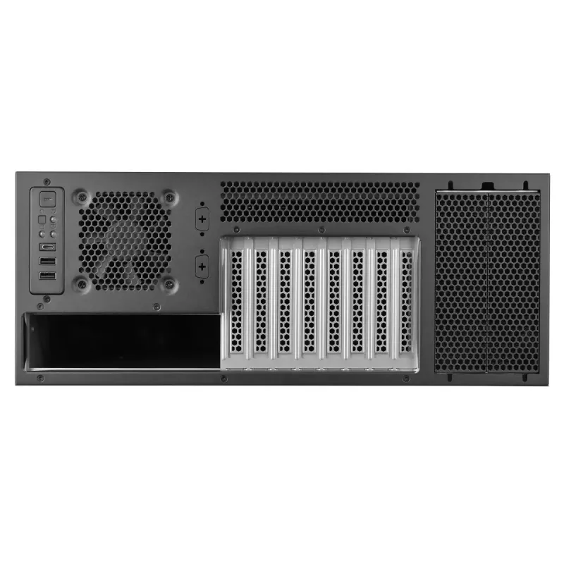 Servera korpuss SilverStone RM46-502-I Melns ATX 1x80mm Ventilators