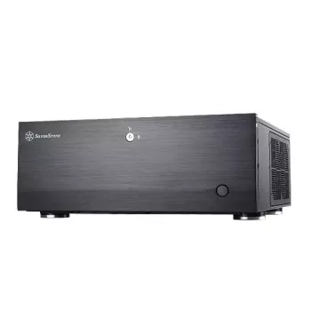 PC korpuss SilverStone Grandia GD07 HTPC Melns