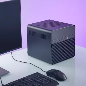 PC korpuss Jonsbo N2 Cube Melns