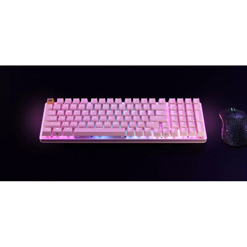Glorious Gaming GMMK 2 tastatūra USB US angļu rozā
