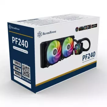 Šķidruma dzesēšanas sistēma Silverstone PF240-ARGB 12 cm Melna