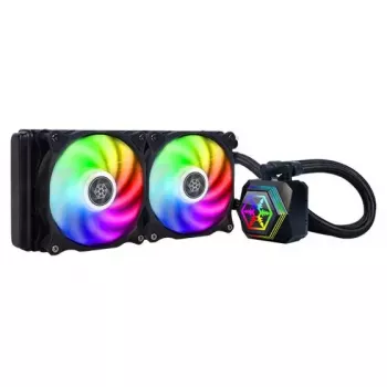 Šķidruma dzesēšanas sistēma Silverstone PF240-ARGB 12 cm Melna