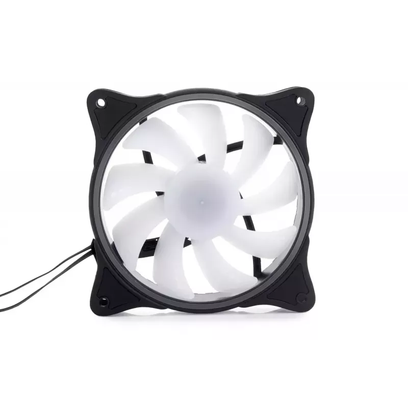 Ventilators Alphacool Rise Aurora 12 cm melns caurspīdīgs 2600 RPM 118,9 m³/h