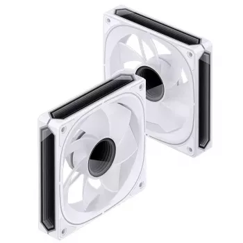 Datorsistēmas ventilators Jonsbo FR-505WR 12 cm 800-1800 RPM 47.2 CFM 13.3-30 dB Balts