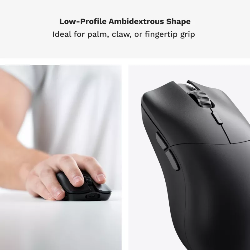Glorious Gaming Glorious Model O 2 PRO Wireless - 1K Polling - Melns