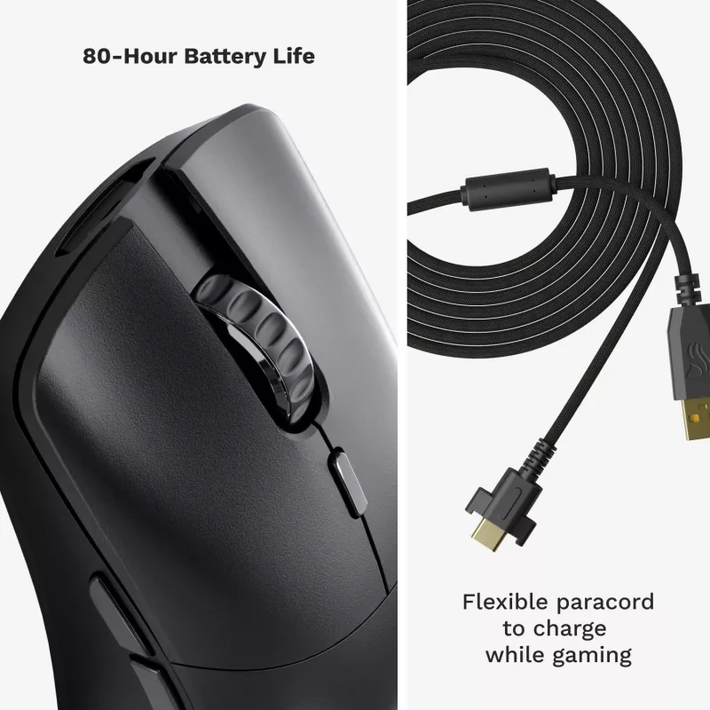 Glorious Gaming Glorious Model O 2 PRO Wireless - 1K Polling - Melns