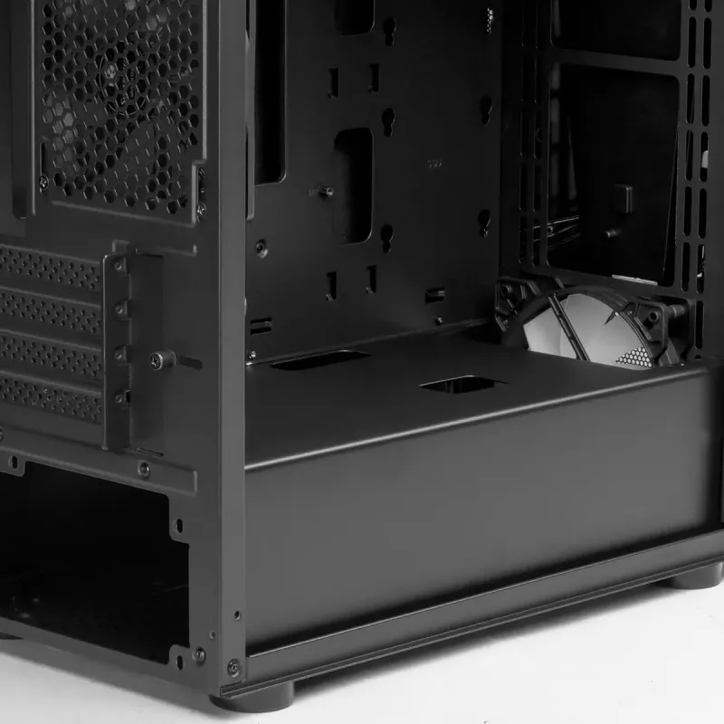 PC korpuss Silverstone FARA V1M PRO Tower Melns