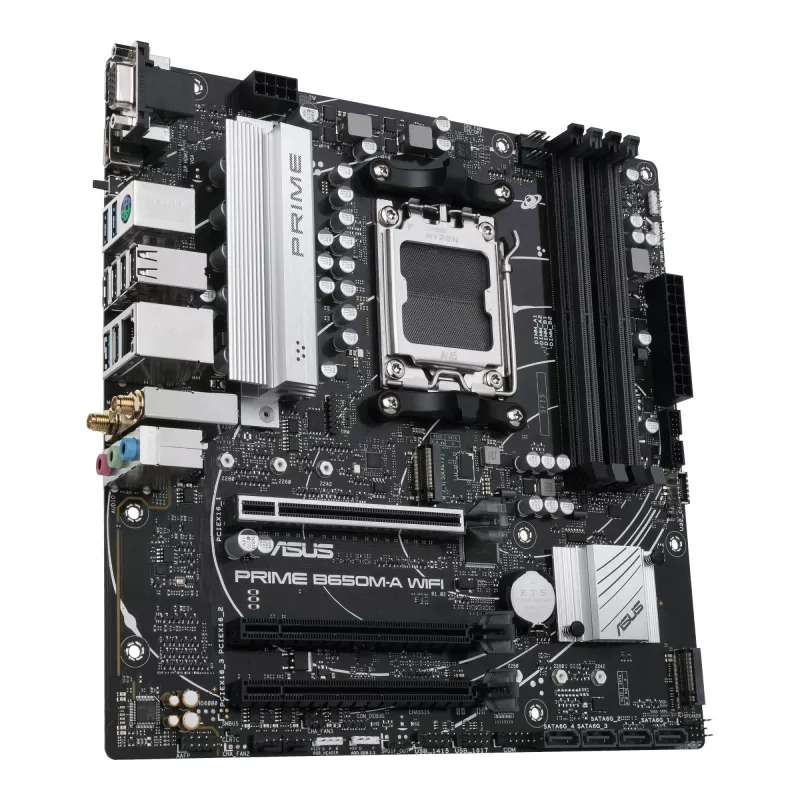 ASUS PRIME B650M-A WIFI AMD B650 Socket AM5 micro ATX mātesplate