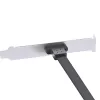 InLine PCI slota kronšteins, USB-C uz USB 3.2 priekšējais panelis Key-A iekšējais, 0,5 m